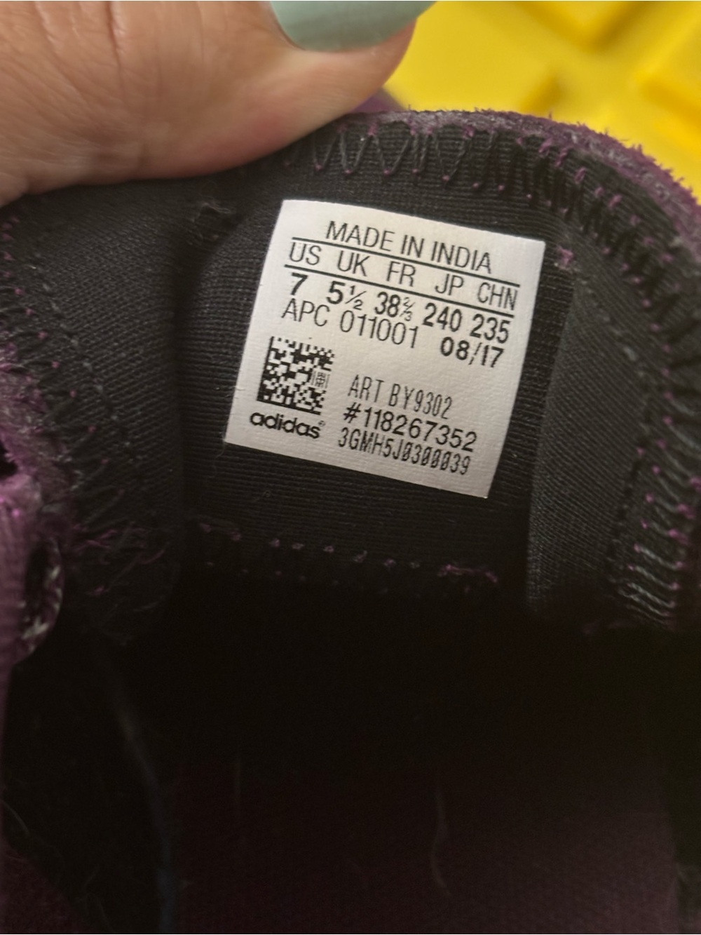 🥳HOST PICK🥳 Adidas originals flashback wmns purple Sneakers Size 7 - Picture 5 of 10
